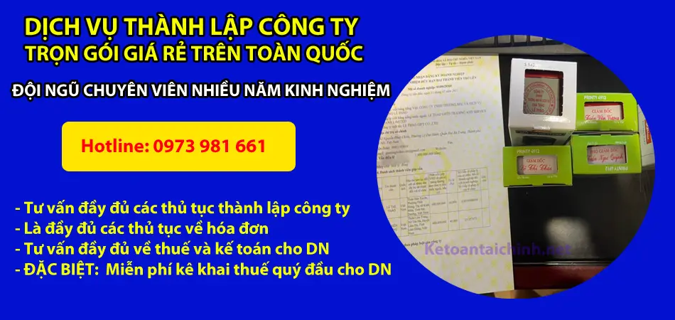 dịch vụ thành lập công ty tại Hà Nội