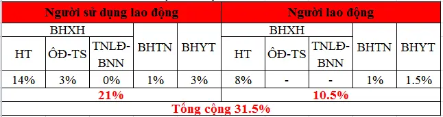 Mức đóng bảo hiểm xã hội năm 2024