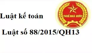 Luật kế toán 2015 số 88/2015/QH13 bản word và pdf 